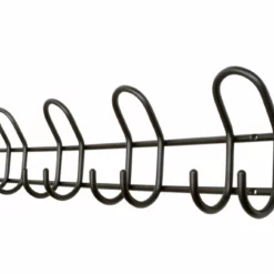 Home>it Knaggrekke Med 5 Knagger (sort)