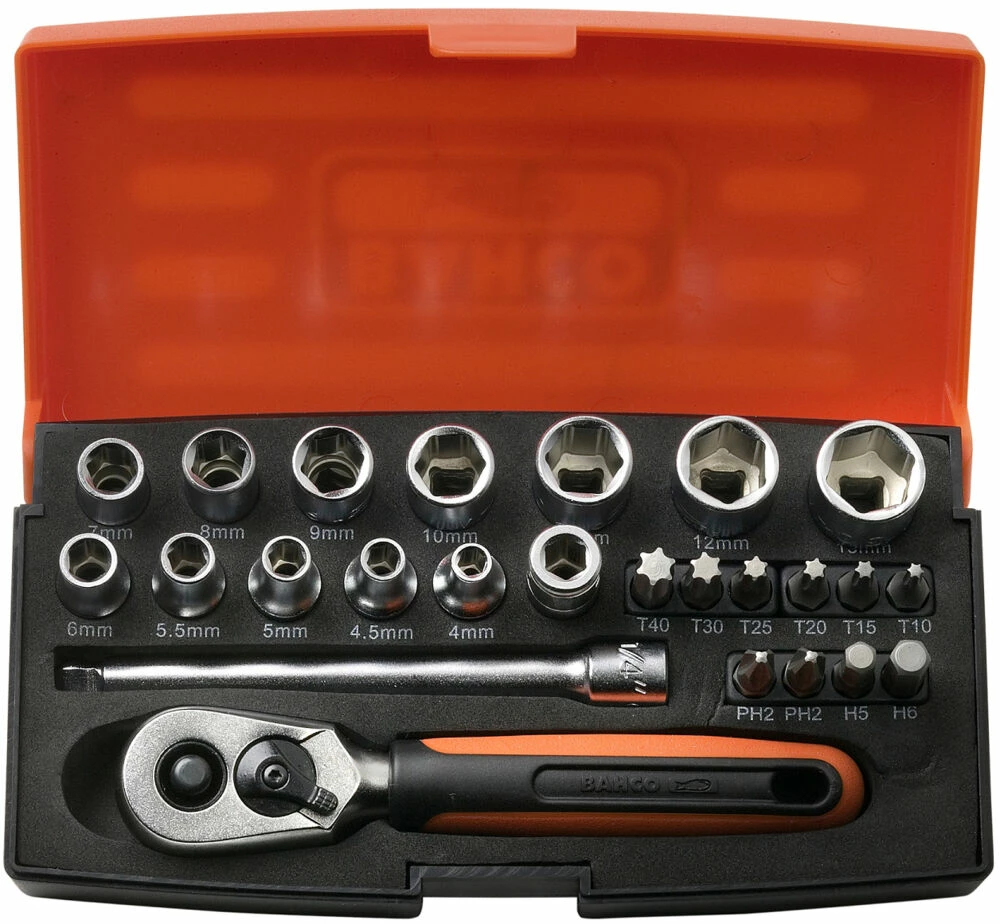 Bahco SL25 1/4" Pipenøkkelsett 1 Bahco SL25 1/4" Pipenøkkelsett