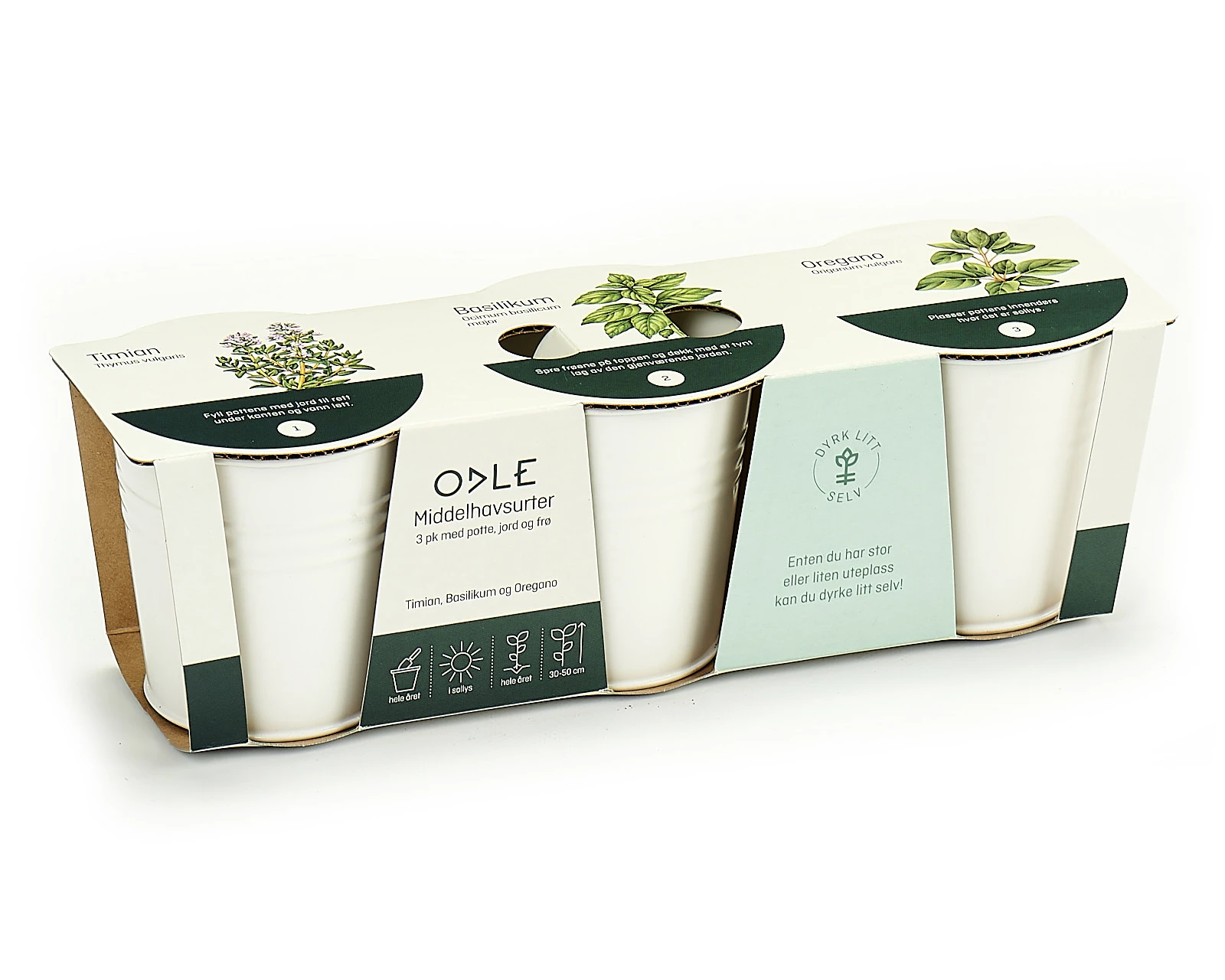 ODLE DYRKINGSSETT LITEN 3PK URTER 1 ODLE DYRKINGSSETT LITEN 3PK URTER