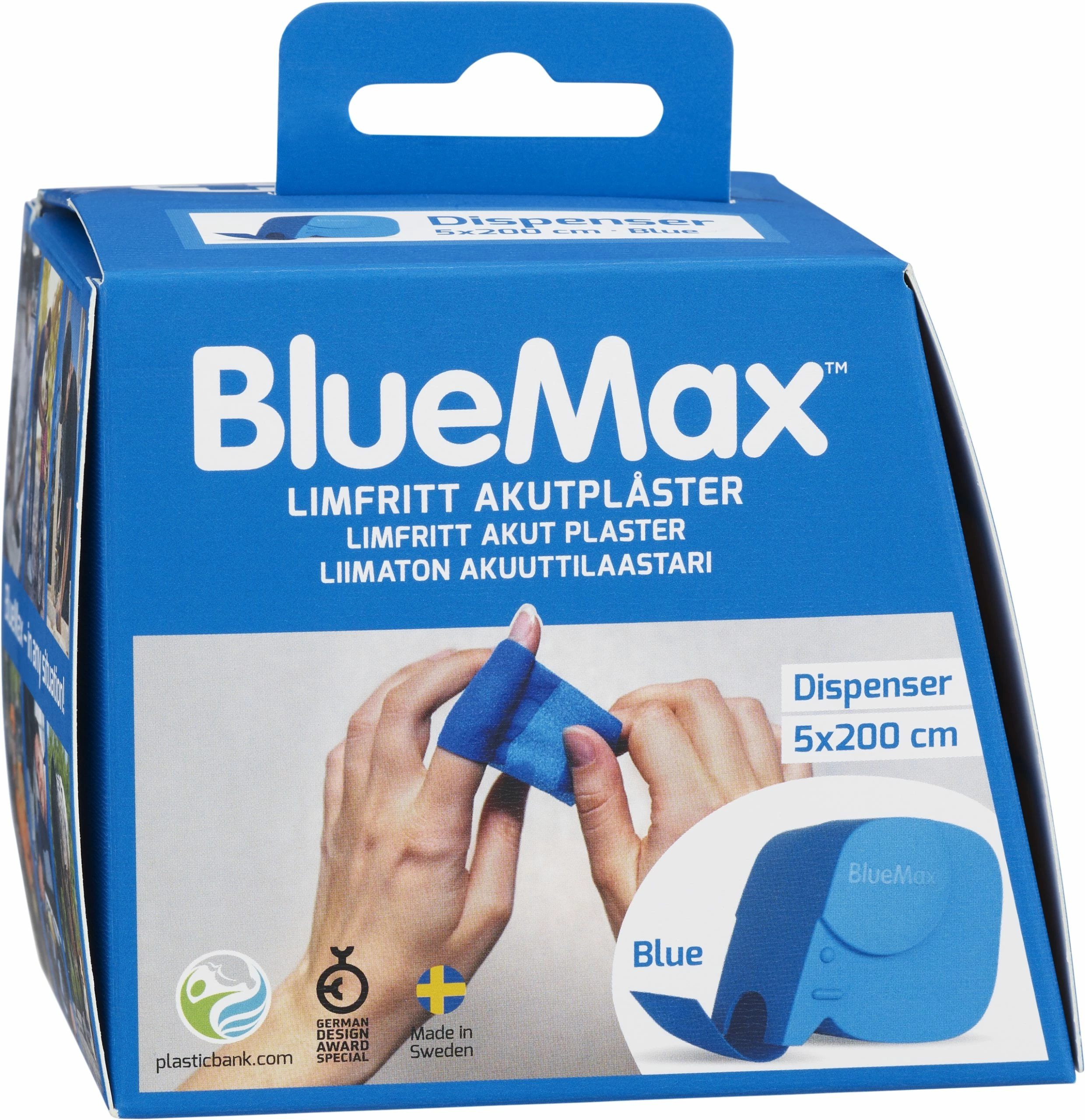 Gorilla BlueMax Limfritt Plaster Med Dispenser 1 Gorilla BlueMax Limfritt Plaster Med Dispenser