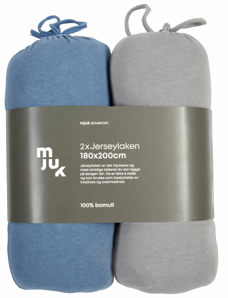 Mjuk Jerseylaken 2 Pk. 3 Mjuk Jerseylaken 2 Pk. - Bilde 3