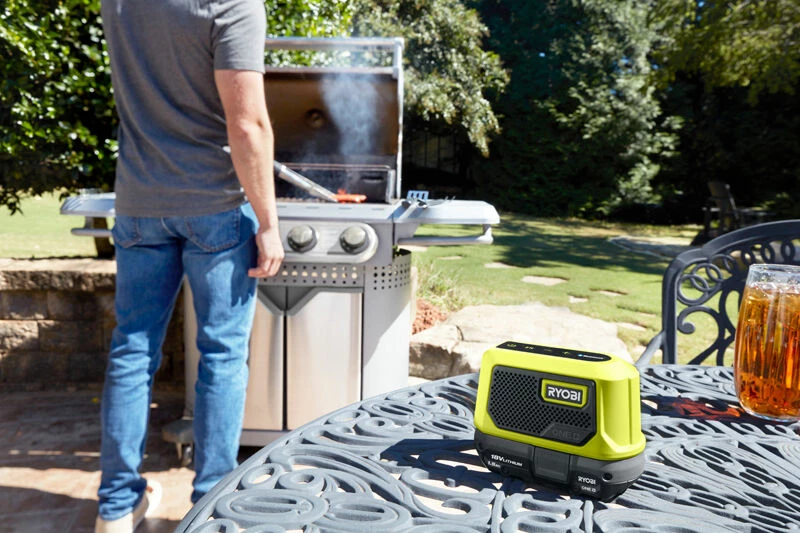 Ryobi ONE+ Mini Trådløs Høyttaler RBTM18-0 2 Ryobi ONE+ Mini Trådløs Høyttaler RBTM18-0 - Bilde 2