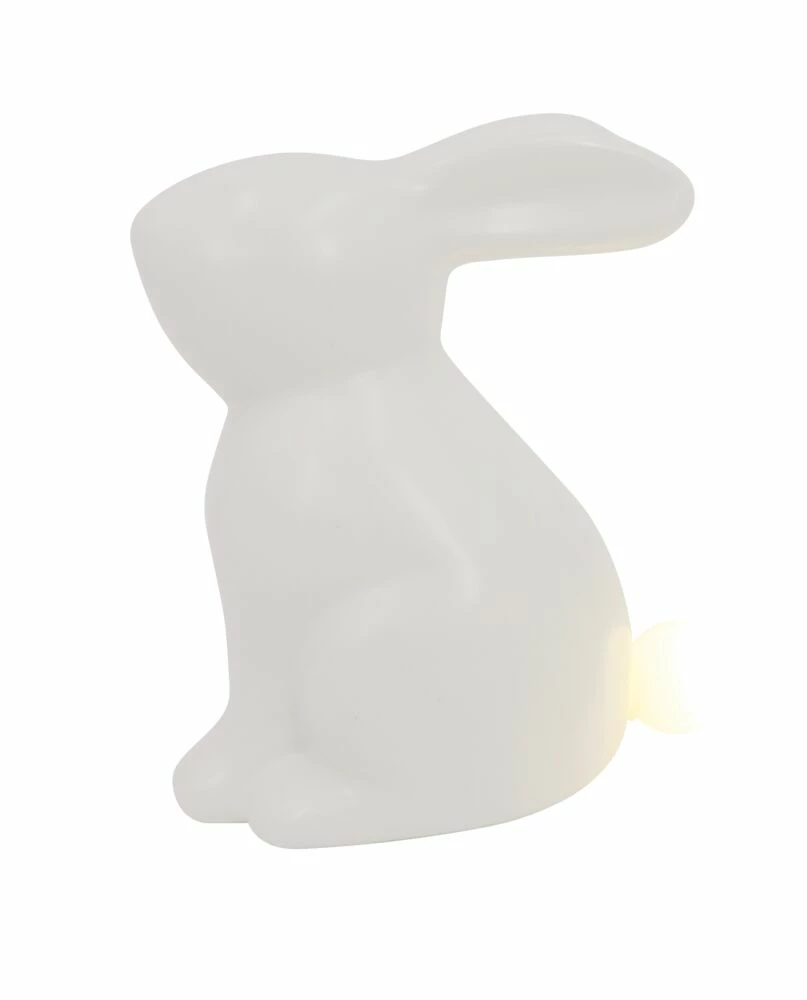 NORD Porselenkanin Stor Med LED-lys I Halen 1 NORD Porselenkanin Stor Med LED-lys I Halen