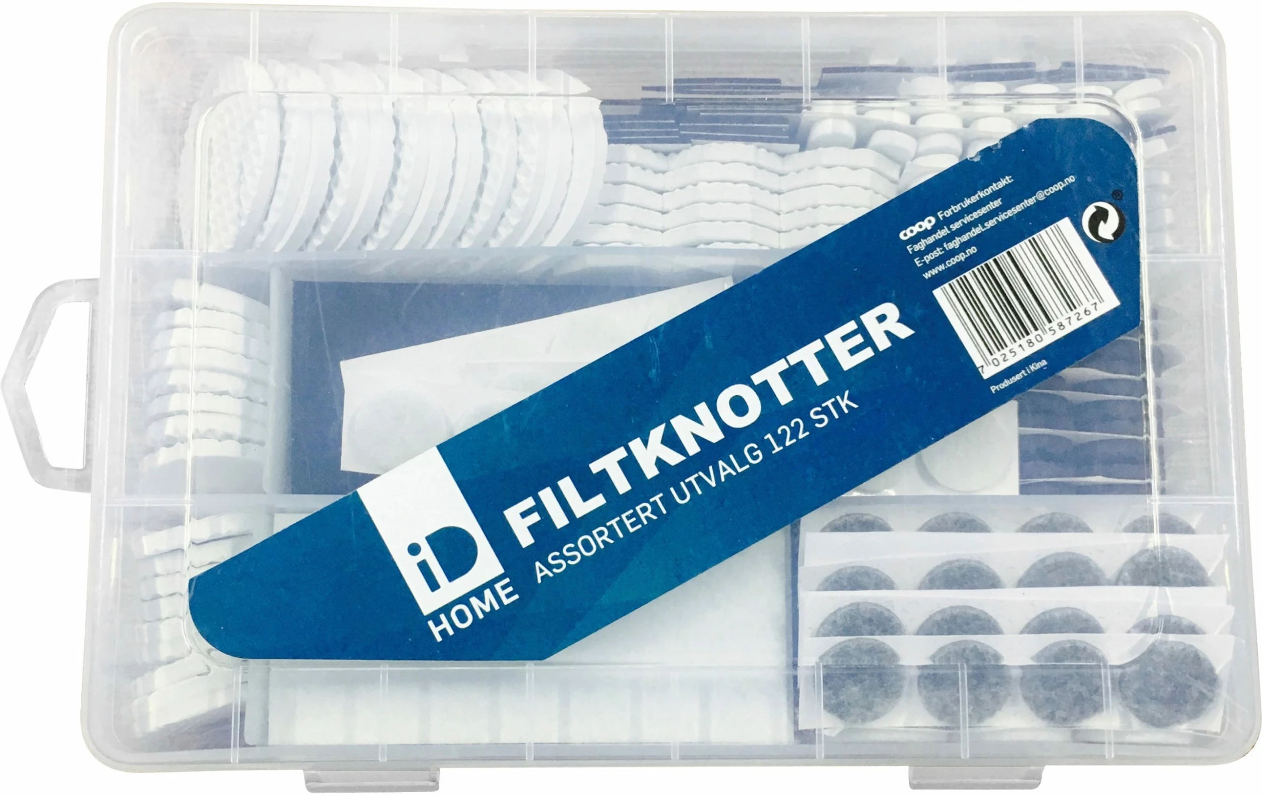 ID Home Filtknotter Assortert 1 ID Home Filtknotter Assortert