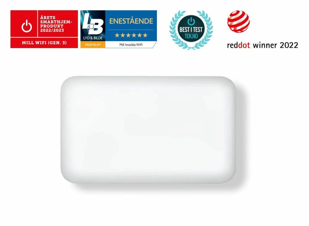 Mill Invisible WiFi Gen 3 Panelovn 600W 3 Mill Invisible WiFi Gen 3 Panelovn 600W - Bilde 3